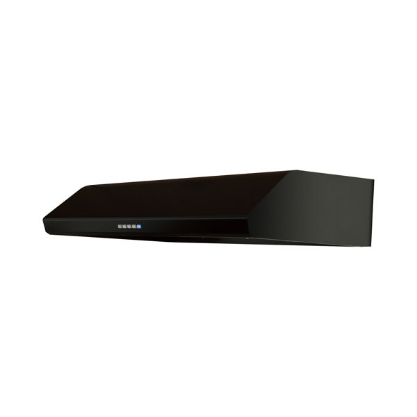 Zephyr 30" Hurricane 695 CFM Ducted Under Range Hood in Black